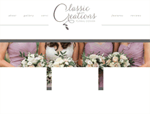 Tablet Screenshot of classiccreationsfd.com
